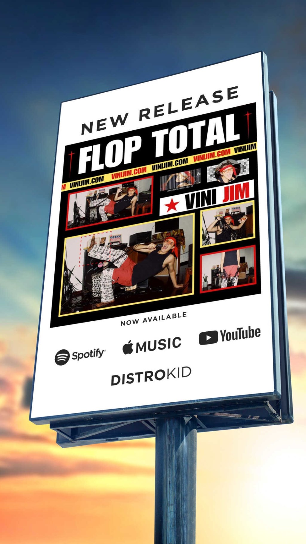 Vini Jim lança Flop Total e alcança um hype global com suas&nbsp;performances